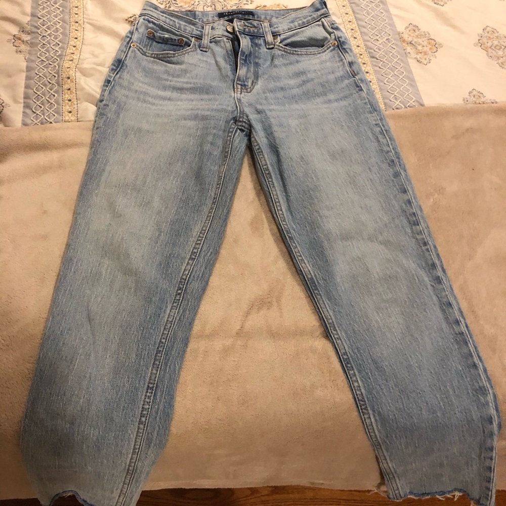 Aeropostale size 0 mom jeans.
